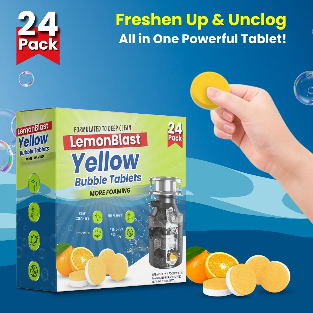 LemonBlast Yellow Bubble Tablets (24pc) (BUY 1 GET 1 FREE)