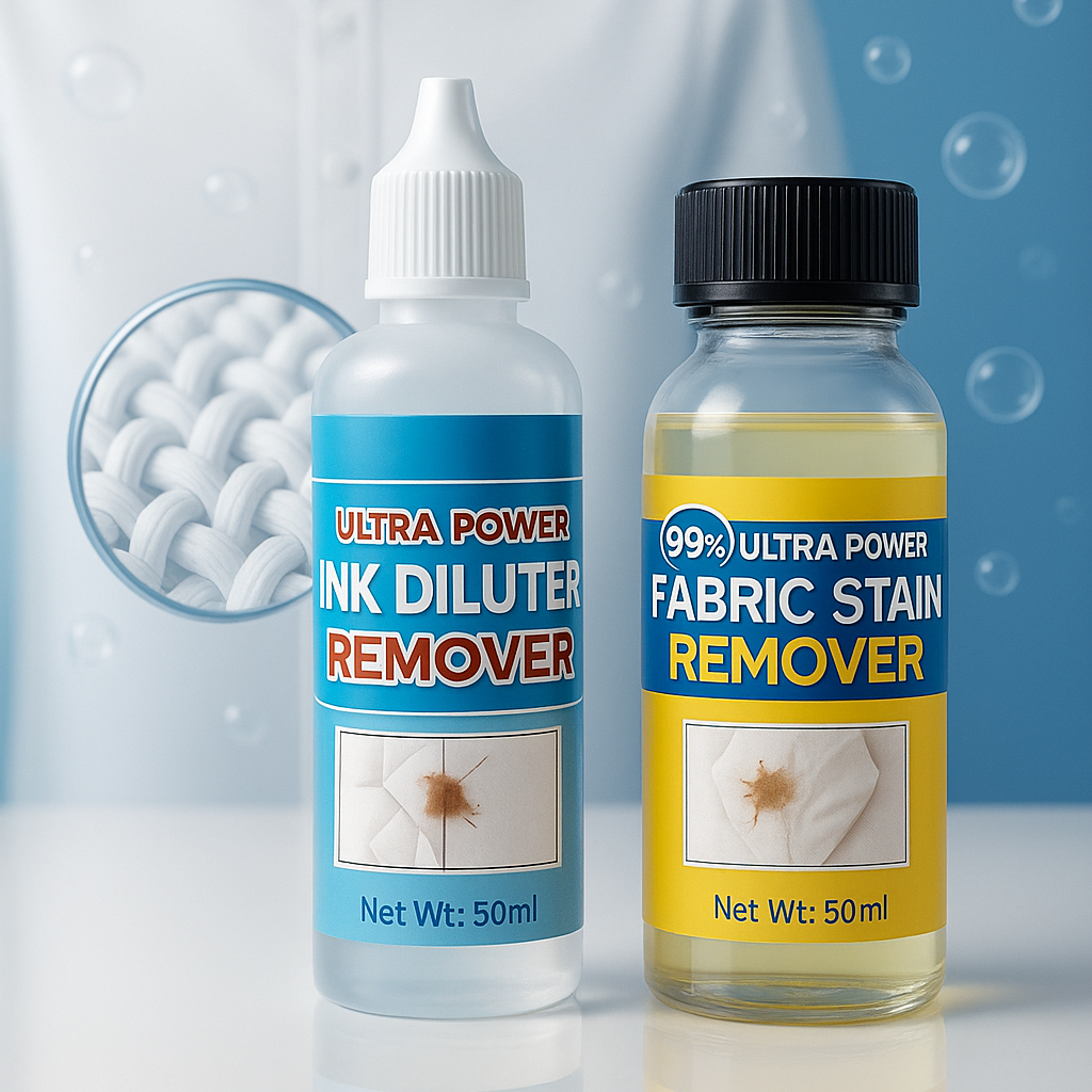 All in One Fabric Stain Remover 100ml (Pack of 2 Bottle 50ml Each)