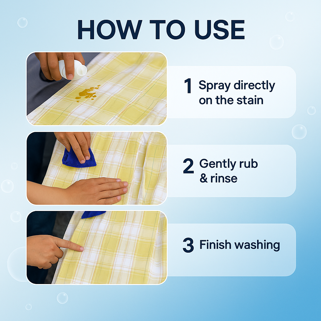 All in One Fabric Stain Remover 100ml (Pack of 2 Bottle 50ml Each)