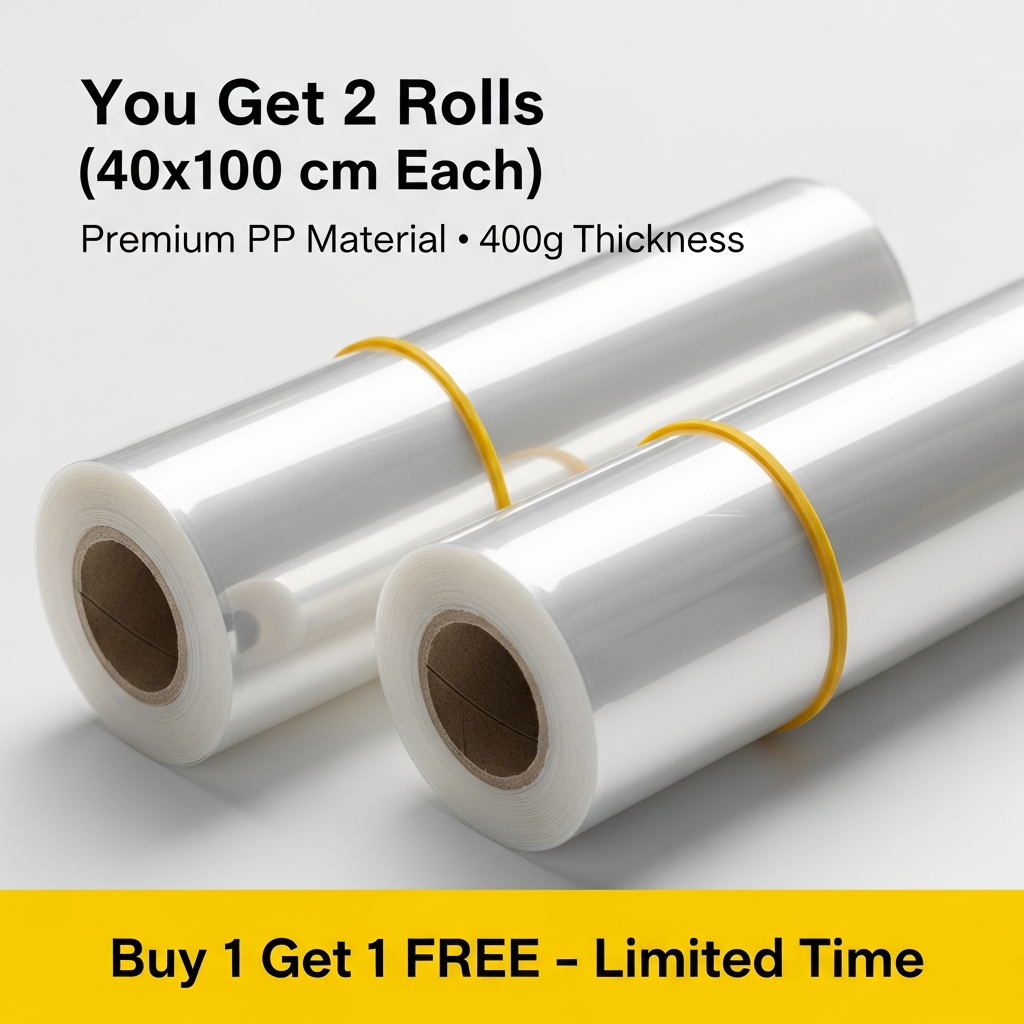 Self- Adhesive Transparent Electrostatic Wall Protection Film Buy 1 Get 1 Free