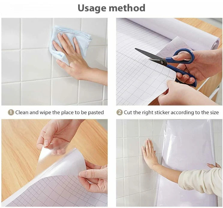Self- Adhesive Transparent Electrostatic Wall Protection Film Buy 1 Get 1 Free